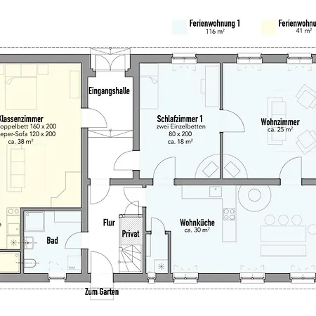 Διαμέρισμα Alte Schule Brandenburg *